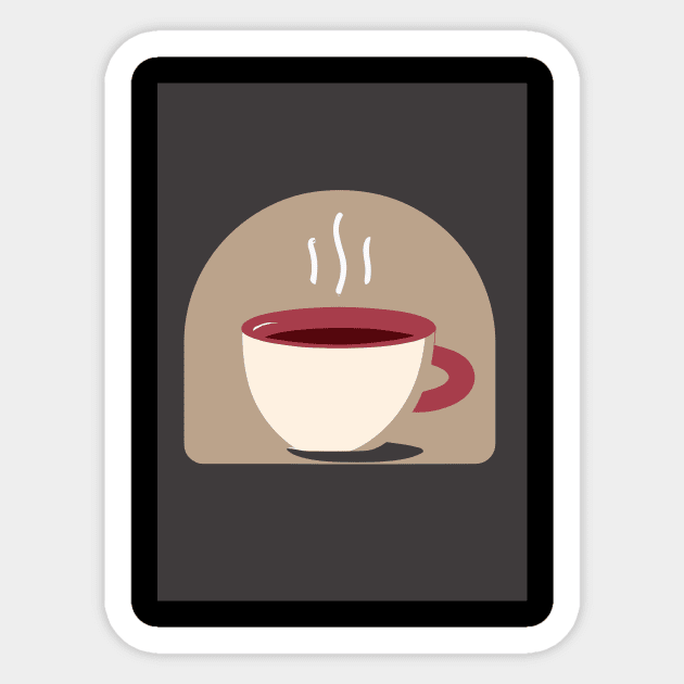 Minimal Kitchen Coffee Sticker by maxcode